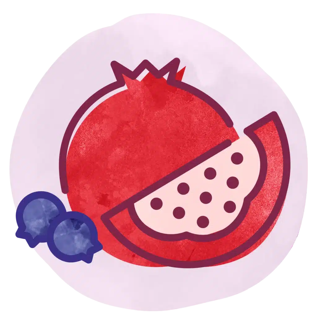 Pomegranate  Blueberry