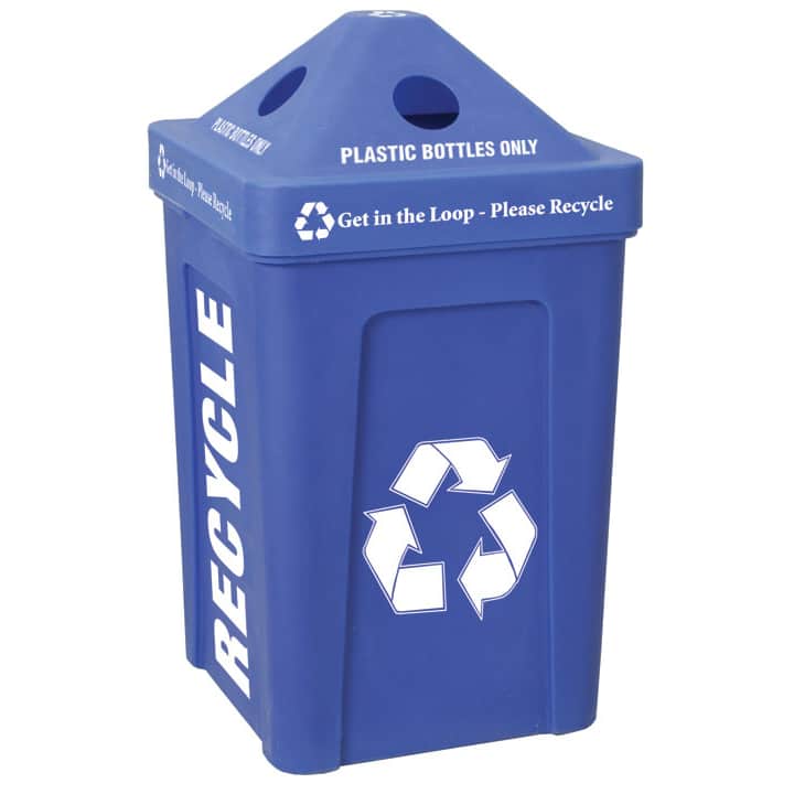 bottle recycling bin