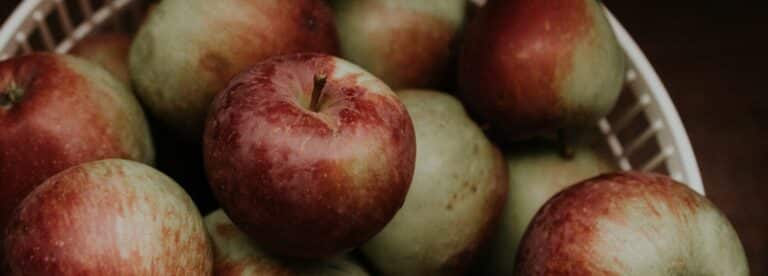 Close-up of an apple