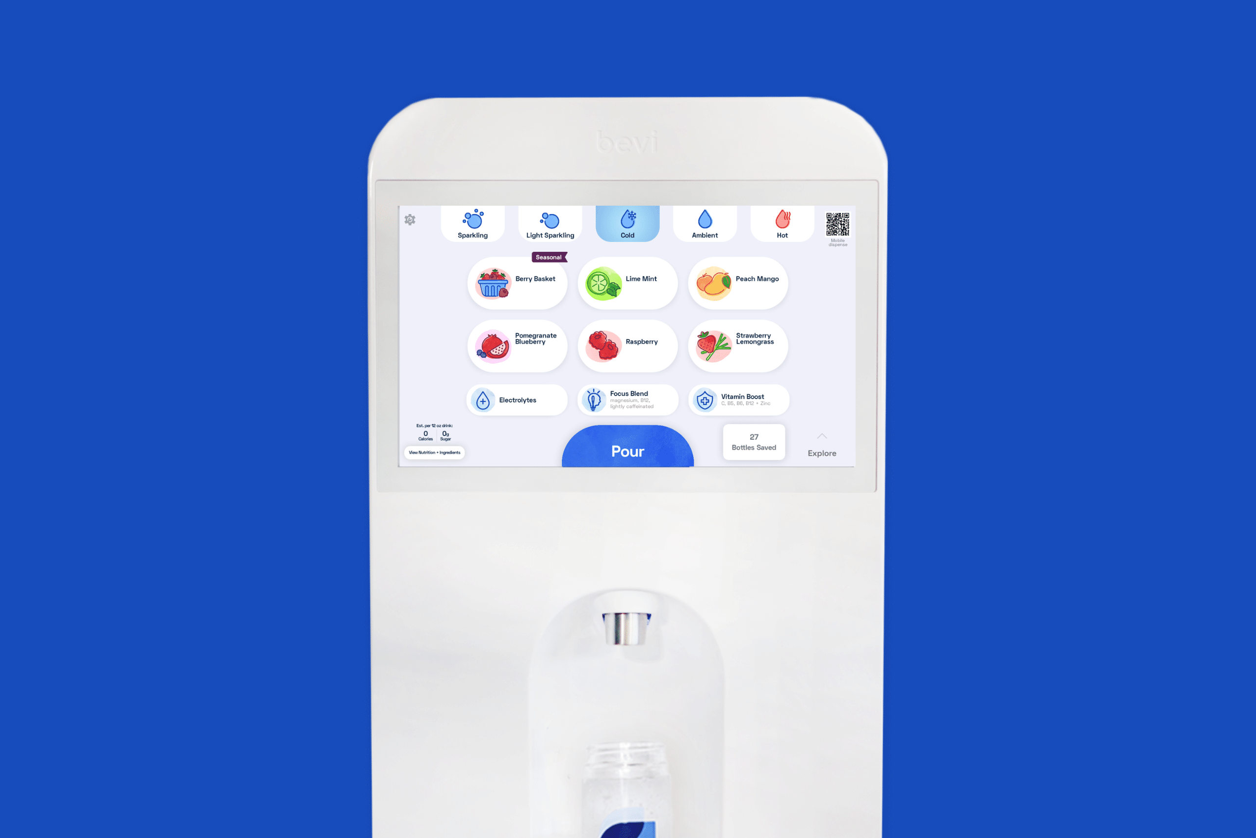 Enjoying seasonal beverages on your Bevi machine