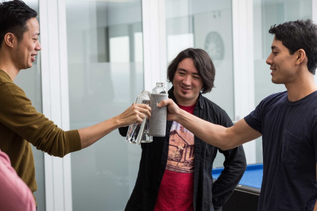 Cheers to reusable bottles