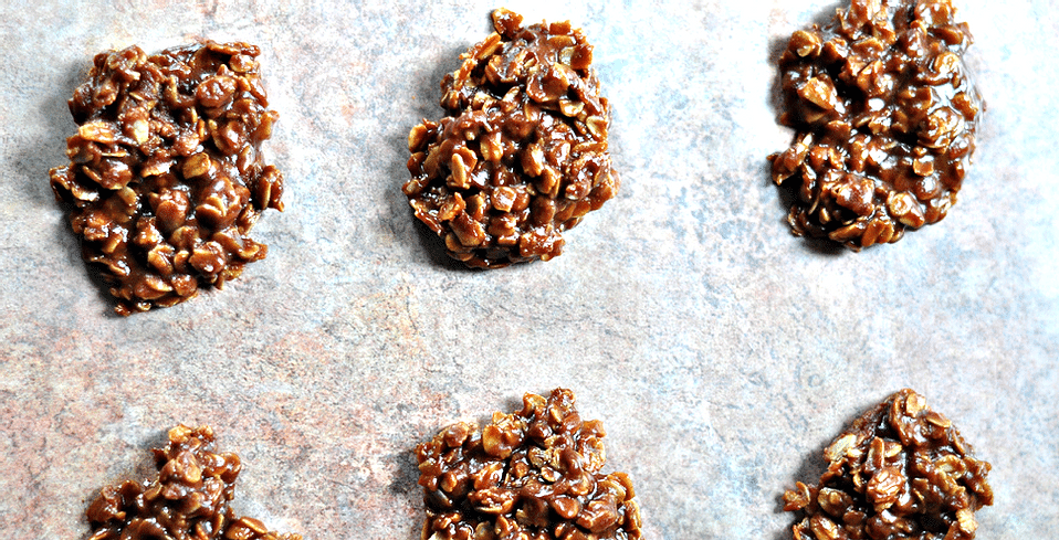 No Bake Chocolate Peanut Butter Cookies