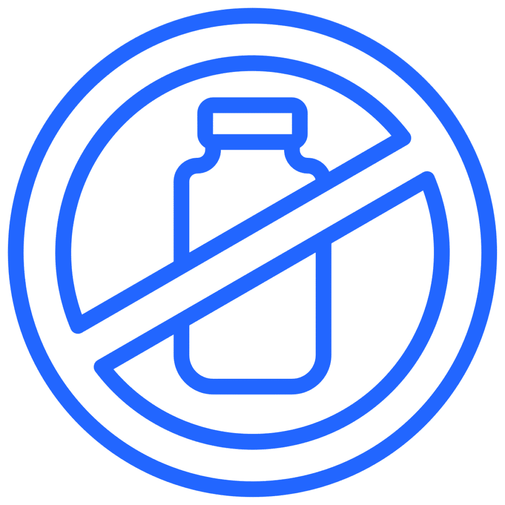 Plastic bottles are already being banned.