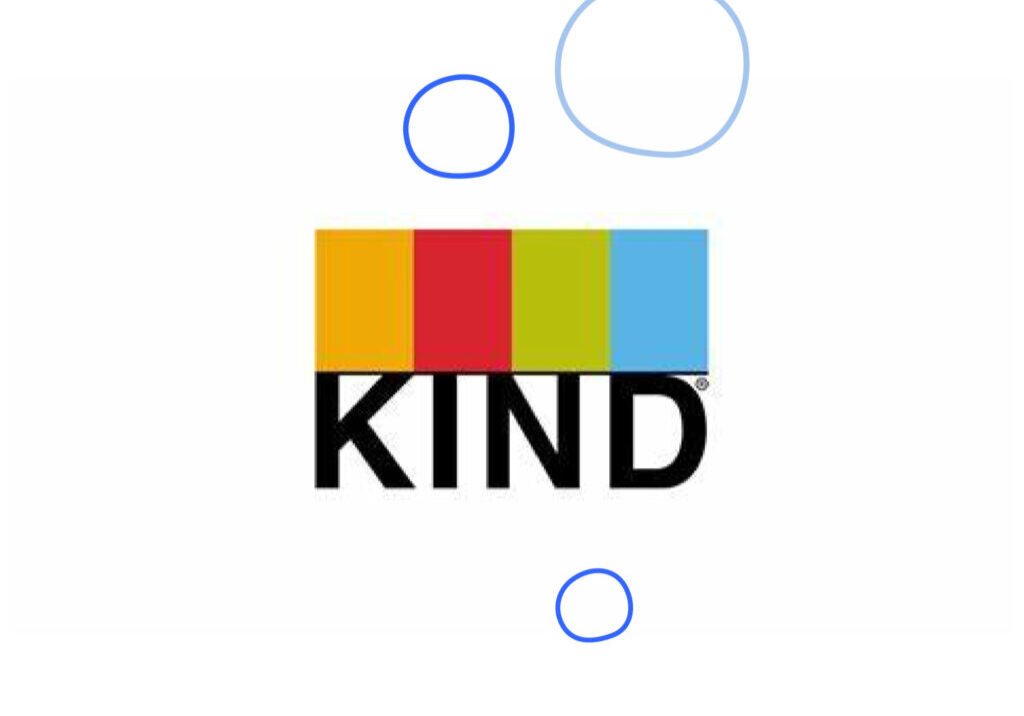 Kind logo with bubbles