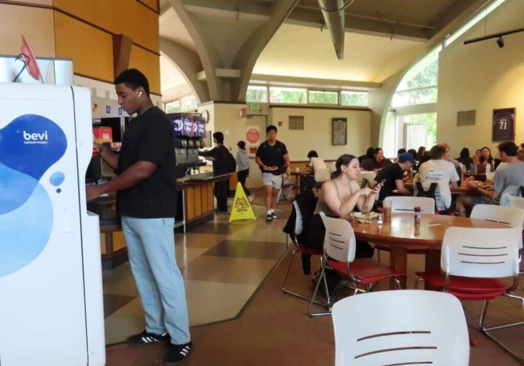 Bevi’s Smart Water Coolers® purify tap water with advanced filtration and let students customize drinks with refreshing flavors and functional enhancements, contributing to the reduction in single-use plastic waste from RTD beverages.