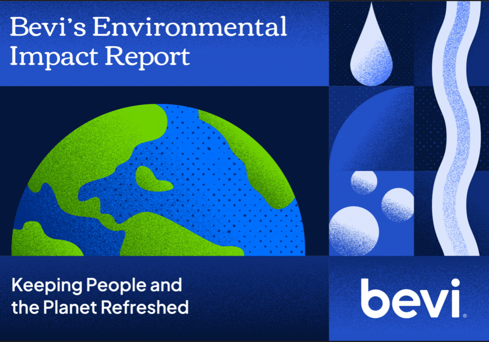Bevi creates a lower carbon footprint for your business.