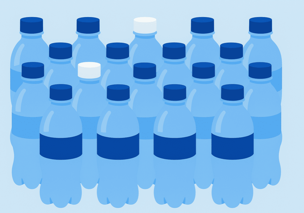 disposable plastic bottles